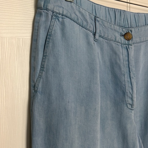 J.JILL POSITANO INDIGO FULL-LEG PANTS IN KAUAI WASH - Picture 5 of 6